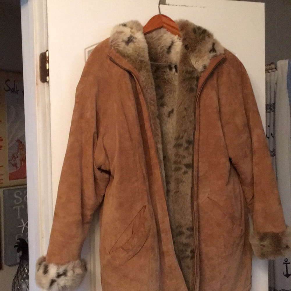 Suede coat